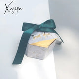 Xajzpa - New Creative Marbling Style Candy Boxes Wedding Favors Party Supplies Baby Shower Thanks