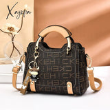 Xajzpa - New Fashion Brand Printing Shoulder Bags Designer Small Square Bag Handbag Simple Texture