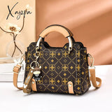 Xajzpa - New Fashion Brand Printing Shoulder Bags Designer Small Square Bag Handbag Simple Texture