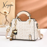 Xajzpa - New Fashion Brand Printing Shoulder Bags Designer Small Square Bag Handbag Simple Texture