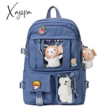 Xajzpa - New Fashion Cute Women Backpack White Waterproof Nylon Female Schoolbag College Lady