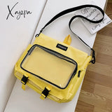 Xajzpa - New Fashion Ita Bag Backpack Clear Pocket For Women Large Capacity Girls Transparent