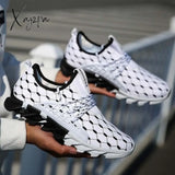 Xajzpa - New Fashion Men Running Shoes Sports Casual Trainers Mesh Tennis Sneakers Men’s For Man