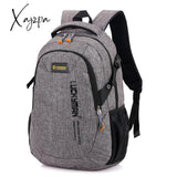 Xajzpa - New Fashion Men's Backpack Bag Male Polyester Laptop Backpack Computer Bags high school student college students bag male