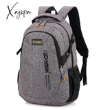 Xajzpa - New Fashion Men’s Backpack Bag Male Polyester Laptop Computer Bags High School Student