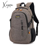 Xajzpa - New Fashion Men’s Backpack Bag Male Polyester Laptop Computer Bags High School Student