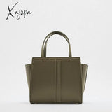 Xajzpa - New Fashion Trendy Chain Messenger Bag Handbag Square High Quality Ladies Textured