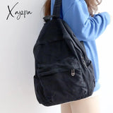 Xajzpa - New Fashion Women’s Backpack Canvas Travel Backpacks College Student School Bag For