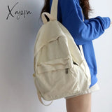 Xajzpa - New Fashion Women’s Backpack Canvas Travel Backpacks College Student School Bag For