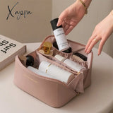 Xajzpa - New Ins Large-Capacity Portable Girl Makeup Bag Women Cosmetic Toiletries Organizer Female