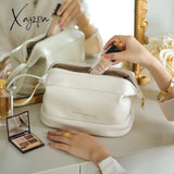 Xajzpa - New Ins Large-Capacity Portable Girl Makeup Bag Women Cosmetic Toiletries Organizer Female