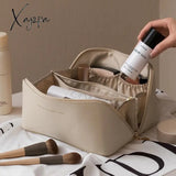 Xajzpa - New Ins Large-Capacity Portable Girl Makeup Bag Women Cosmetic Toiletries Organizer Female