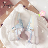 Xajzpa - New Kawaii Candy Color Canvas Sneakers Japanese Style Patchwork Women’s Footwear Cute