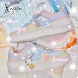 Xajzpa - New Kawaii Candy Color Canvas Sneakers Japanese Style Patchwork Women’s Footwear Cute