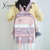 Xajzpa - New Korean Style Backpacks Women Travel Bags Cute Candy Color Bag For Teenager Girl Kawaii