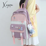 Xajzpa - New Korean Style Backpacks Women Travel Bags Cute Candy Color Bag For Teenager Girl Kawaii