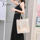 Xajzpa - New Lace Ladies Handbag Summer Beach Wedding Bridal Party Hand Bag Bolsa Feminina