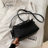 Xajzpa - New Ladies Candy Color Messenger Bag Fashion Trendy Brand Designer Casual Shoulder Texture