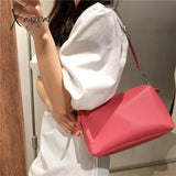 Xajzpa - New Ladies Candy Color Messenger Bag Fashion Trendy Brand Designer Casual Shoulder Texture