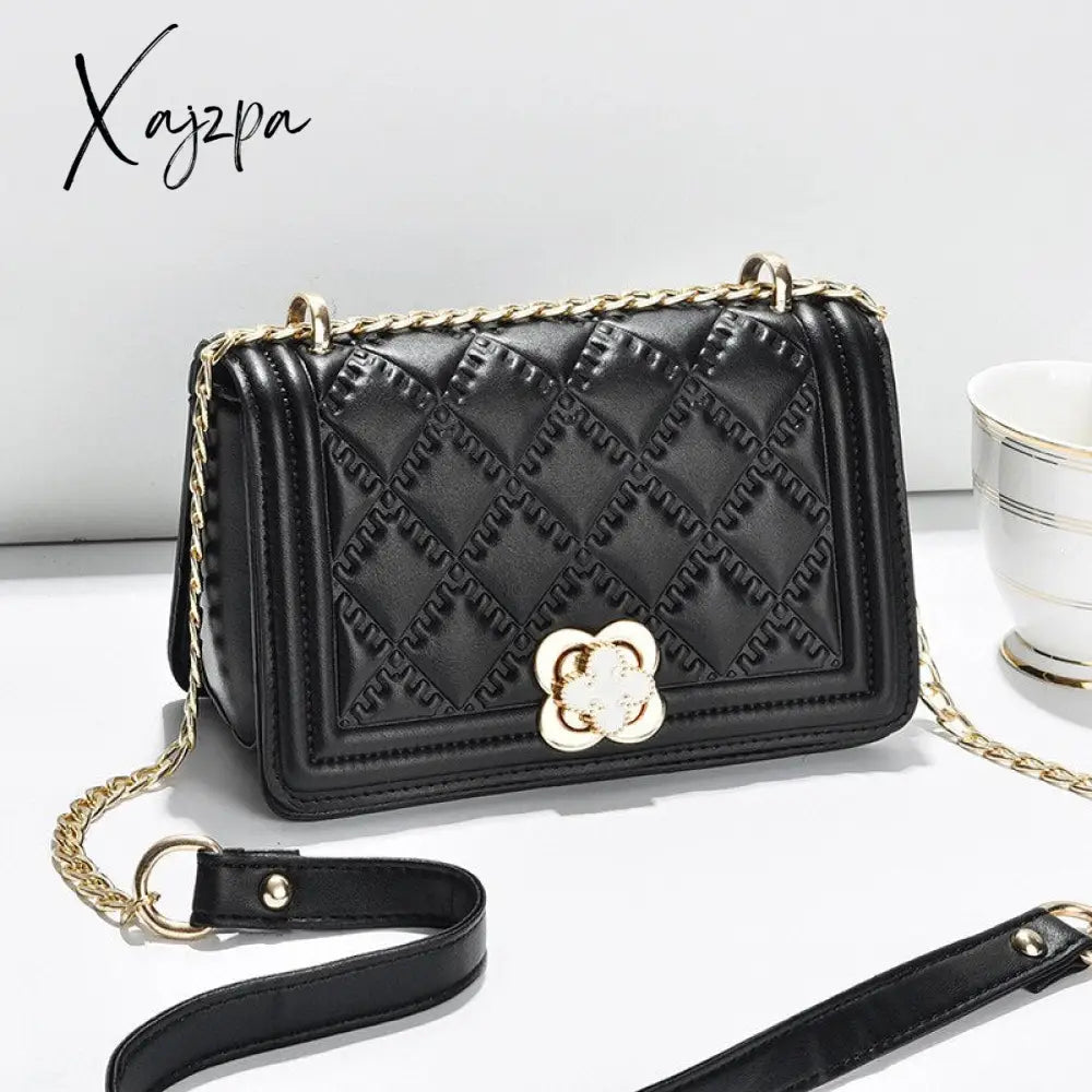 Xajzpa - New Listing Fashion Gradient Women’s Small Square Bag Chain Shoulder Messenger Flip