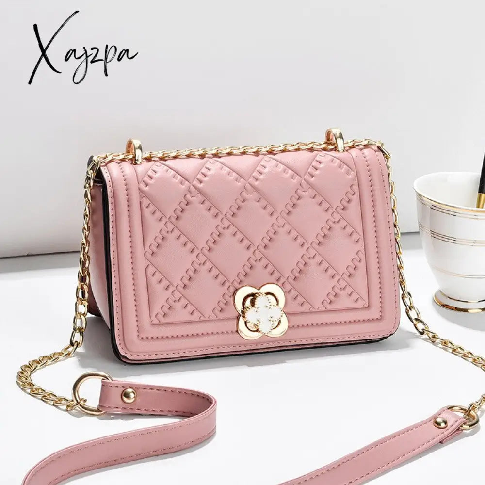 Xajzpa - New Listing Fashion Gradient Women’s Small Square Bag Chain Shoulder Messenger Flip