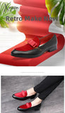 Xajzpa - New Loafers Men Shoes Pu Colorblock Fashion Business Casual Wedding Party Daily Faux Suede