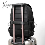 Xajzpa - New Men Backpack For 14 Inches Laptop Women Large Capacity Stundet Backpacks Pleated