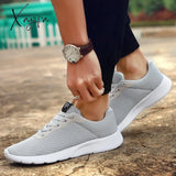 Xajzpa - New Men Casual Shoes Lace Up Lightweight Comfortable Breathable Walking Sneakers Tenis