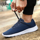 Xajzpa - New Men Casual Shoes Lace Up Lightweight Comfortable Breathable Walking Sneakers Tenis