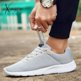 Xajzpa - New Men Casual Shoes Lace Up Lightweight Comfortable Breathable Walking Sneakers Tenis