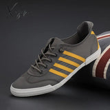 Xajzpa - New Men Casual Shoes Mens Canvas For Fashion Flats Brand Men’s Driving Gray / 38