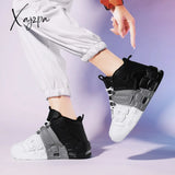 Xajzpa New Men Shoes Casual Sneakers High Top Air Basketball Tennis Lace-Up Male Student Teens