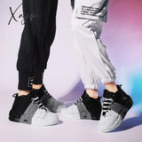 Xajzpa New Men Shoes Casual Sneakers High Top Air Basketball Tennis Lace-Up Male Student Teens