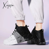 Xajzpa New Men Shoes Casual Sneakers High Top Air Basketball Tennis Lace-Up Male Student Teens