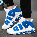 Xajzpa New Men Shoes Casual Sneakers High Top Air Basketball Tennis Lace-Up Male Student Teens