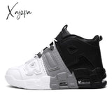 Xajzpa New Men Shoes Casual Sneakers High Top Air Basketball Tennis Lace-Up Male Student Teens