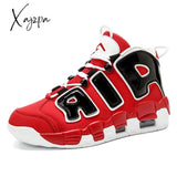 Xajzpa New Men Shoes Casual Sneakers High Top Air Basketball Tennis Lace-Up Male Student Teens