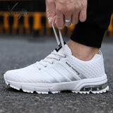 Xajzpa - New Men Shoes Casual White Sneakers Mens Trainers Air Cushion Leisure Blue Tenis Masculino