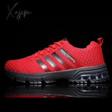 Xajzpa - New Men Shoes Casual White Sneakers Mens Trainers Air Cushion Leisure Blue Tenis Masculino