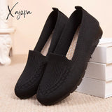 Xajzpa - New Mesh Breathable Sneakers Women Breathable Light Slip on Flat Casual Shoes Ladies Loafers Socks Shoes Women Zapatillas Mujer