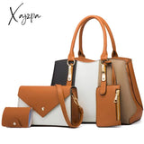 Xajzpa - New Multi-Piece Female Bag Fashion Hit Color One-Shoulder Handbag Messenger Bags Clutch