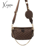 Xajzpa - New Pattern Multi-Color Fashion Brand Designer 3-In-1 Messenger Handbag Crossbody Shoulder