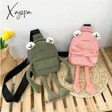 Xajzpa - New Personality Girl Small Bag Tide Cartoon Cute Frog Casual Messenger Chest Unisex