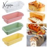 Xajzpa - New Rectangular Silicone Bread Pan Mold Toast Cake Tray Long Square Mould Bakeware