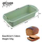 Xajzpa - New Rectangular Silicone Bread Pan Mold Toast Cake Tray Long Square Mould Bakeware