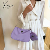 Xajzpa - New Retro Women Crossbody Bags Style Crescent Chain Underarm Shoulder High Quality Square