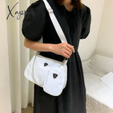 Xajzpa - New Retro Women Crossbody Bags Style Crescent Chain Underarm Shoulder High Quality Square