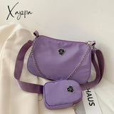 Xajzpa - New Retro Women Crossbody Bags Style Crescent Chain Underarm Shoulder High Quality Square