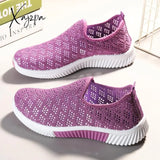 Xajzpa - New Summer Korean Breathable Mesh Comfortable Women Shoes Hollow Casual Walking Sneakers