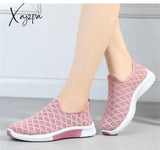 Xajzpa - New Summer Korean Breathable Mesh Comfortable Women Shoes Hollow Casual Walking Sneakers